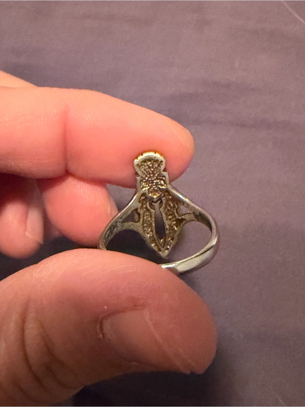 Harley-Davidson Turquoise and Black Accent Women's Ring - Picture 7 of 7